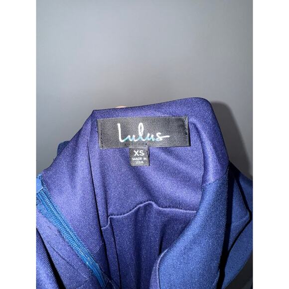 Lulus Forever Crush Navy Blue Strappy Sleeveless Skater Dress - Picture 5 of 5